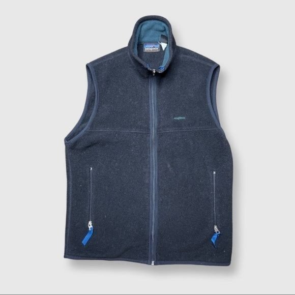 Patagonia Other - PATAGONIA Synchilla Fleece Vest Size Medium Black Color Pre-Owned Vintage 90's